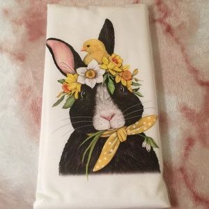 Bunny chick Spring Kitchen Towel Flour Sack NWT XL